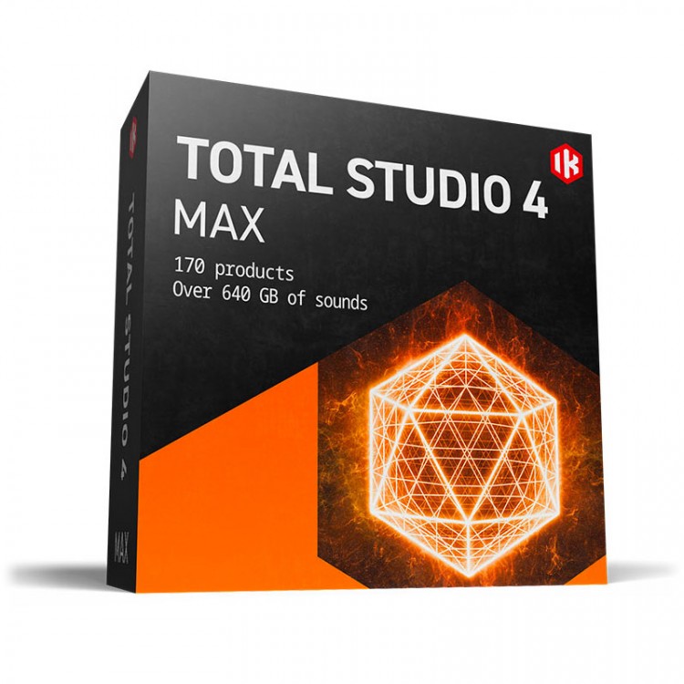 IK Multimedia Total Studio 4 MAX UPGRADE 虛擬音色組合包 (從舊版本升級) (序號下載版）